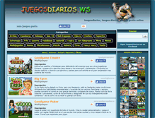 Tablet Screenshot of juegosdiarios.ws