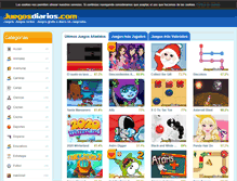 Tablet Screenshot of juegosdiarios.com