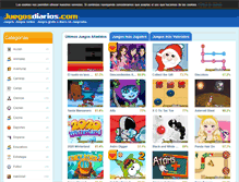 Tablet Screenshot of juegos5.juegosdiarios.com